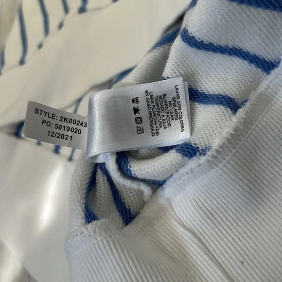 Vineyard Vines Pullover Longsleeve Cotton XS Blue Stripe Whale Sweatshir… - Picture 7 of 7